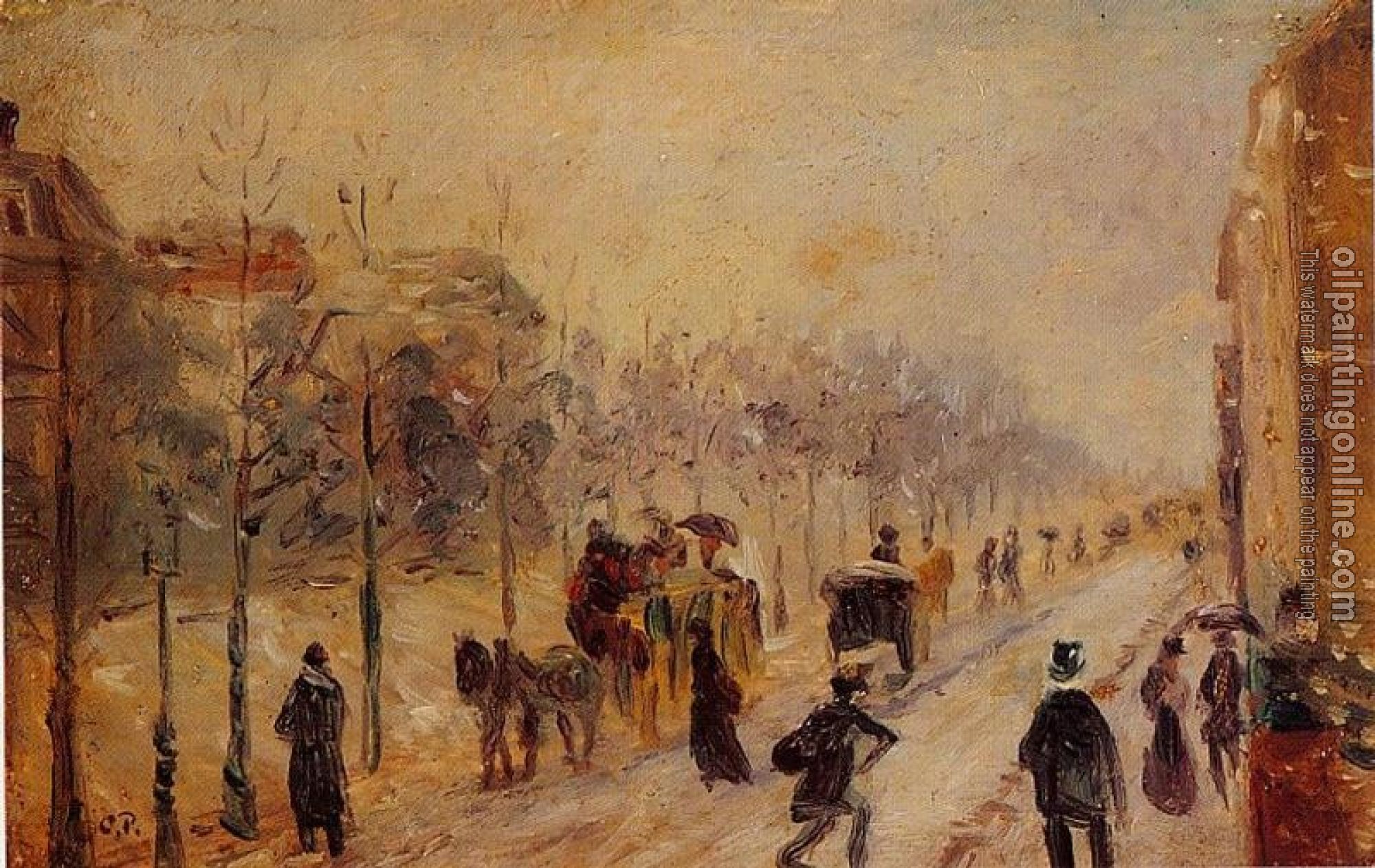 Pissarro, Camille - Boulevard des Batignolles